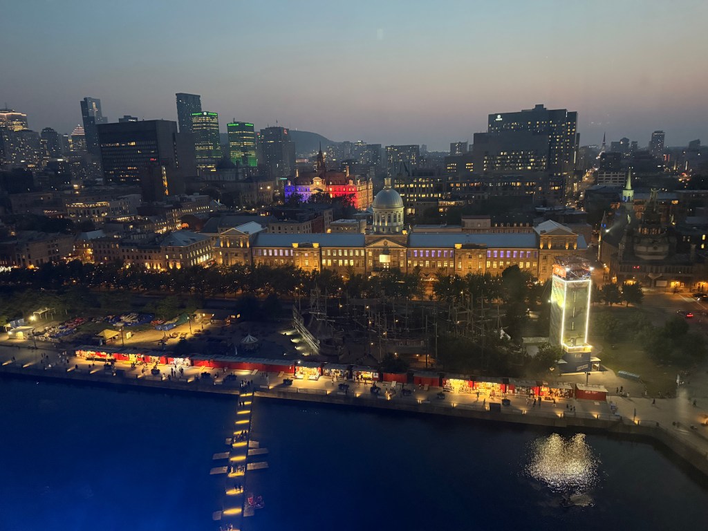 ASV 2025 Sexton Lab, Hayley Moree, Monteal Skyline from the Ferris wheel.