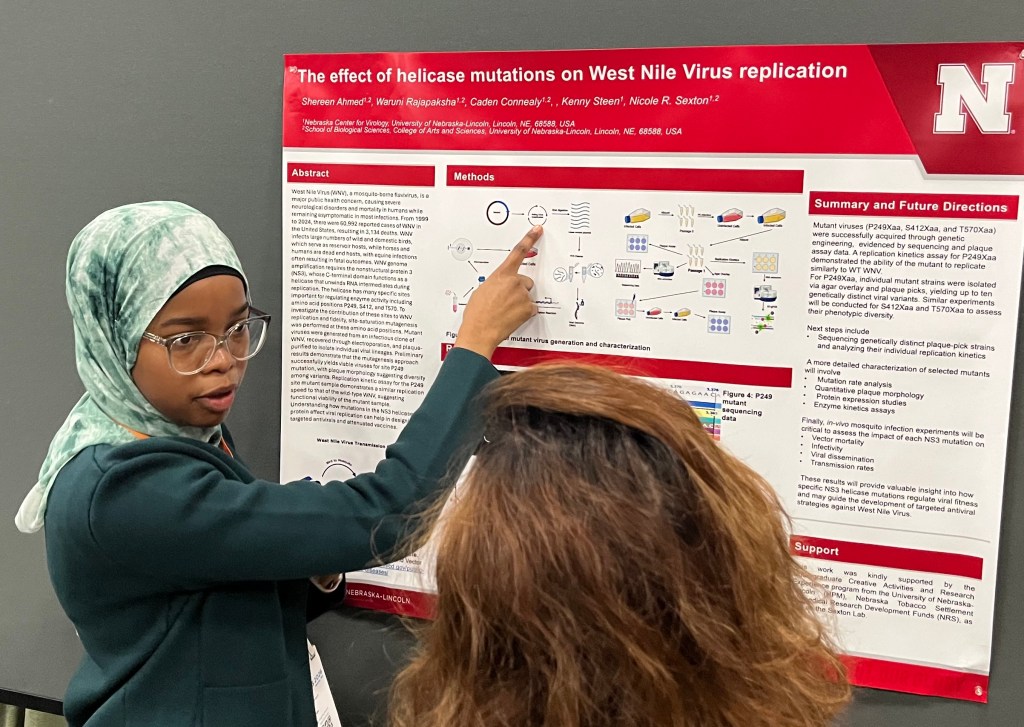 Shereen Ahmed, ABRCMS 2025, Sexton Lab, STEM-POWERS
